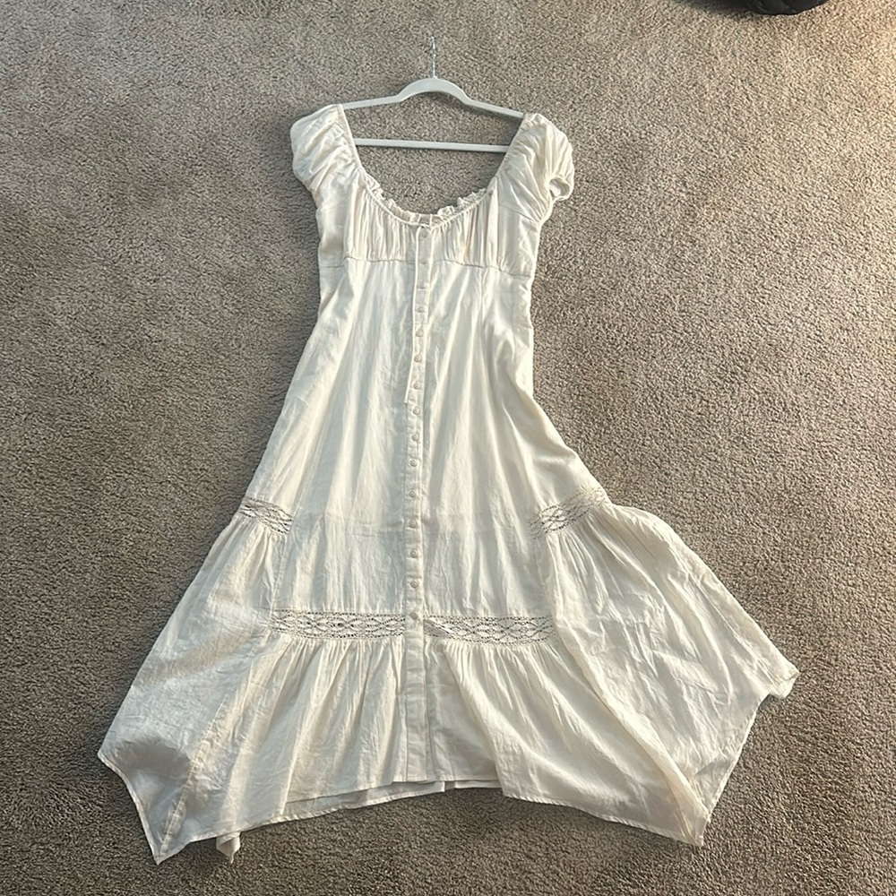 URBAN OUTFITTERS NWT cream midi dress